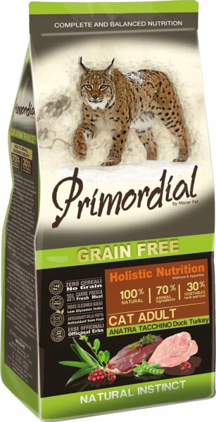 Primordial Primordial Cat Grain Free Adult Duck & Turkey 400g