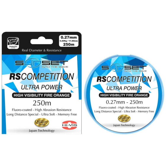 SUNSET RS Competition Ultra Power HI-Visibility monofilament 250 m