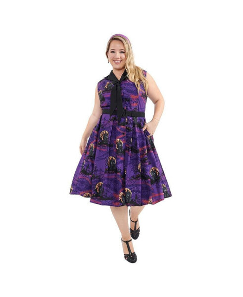 Plus Size 1950s Edith Swing Dress