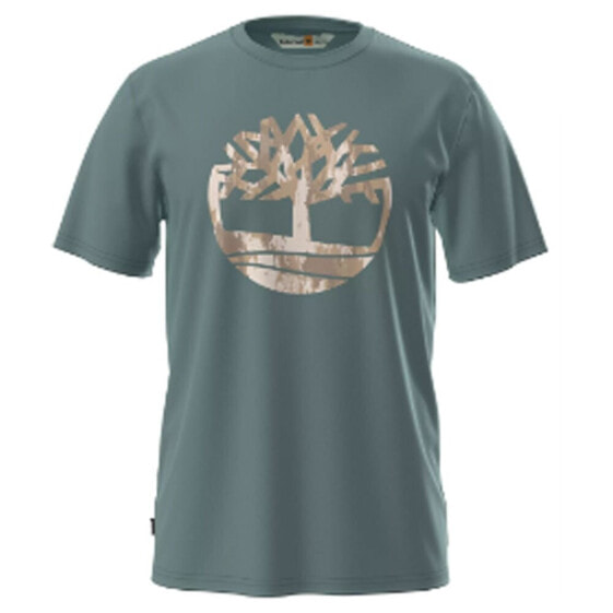 TIMBERLAND Kennebec River Camo Tree Logo short sleeve T-shirt