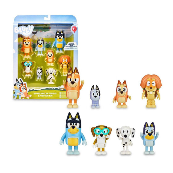 BLUEY 8 Units Pack Figure