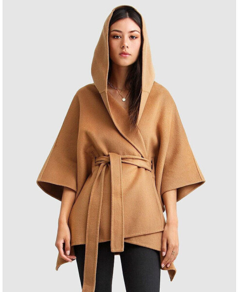 Women Jackson Landing Wool Blend Cape Coat