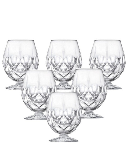 Alkemist 6 Piece Stemmed Double Old Fashion Glass Set