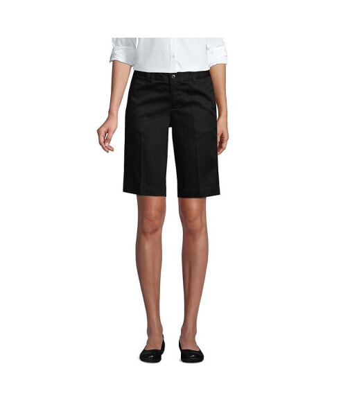 Women's School Uniform Tall Plain Front Blend Chino Shorts