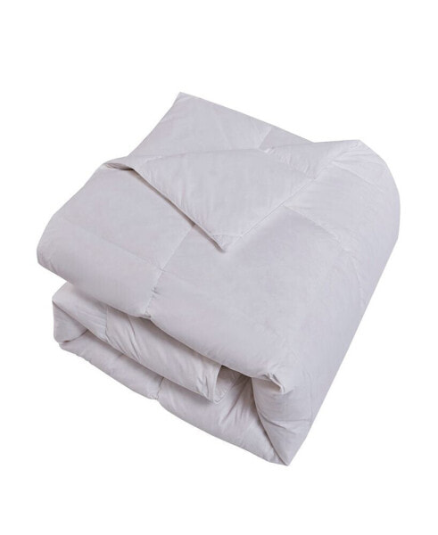 95% Feather/5% Down All Season Cotton Comforter, King