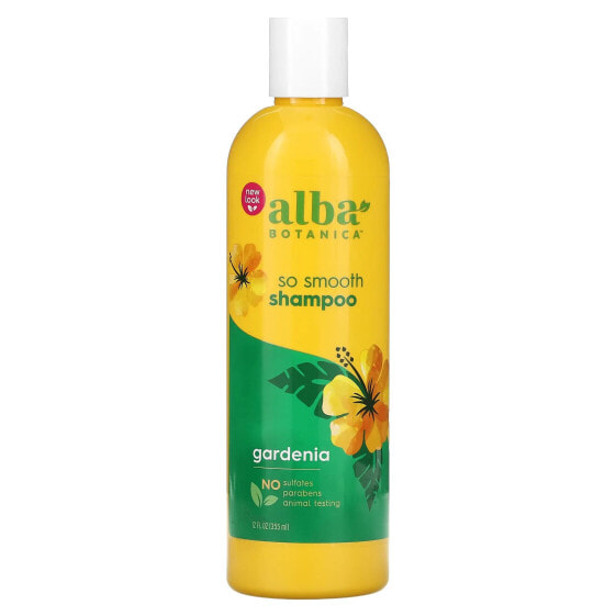 Alba Botanica, So Smooth, шампунь для вьющихся, непослушных волос, с гарденией, 355 мл (12 жидк. унций)