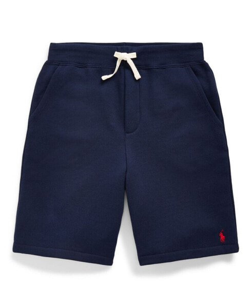 Toddler and Little Boys Drawstring Fleece Shorts