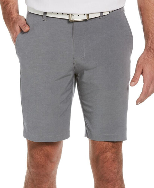 Men's Flat Front Horizontal Textured Golf Short