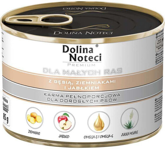 Dolina Noteci Premium dla małych ras z gęsią ziemniakami i jabłkiem 185 g