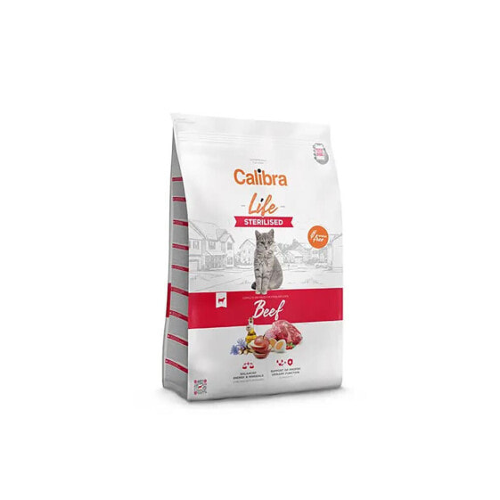 CALIBRA Life 6kg beef tin for sterilised cats