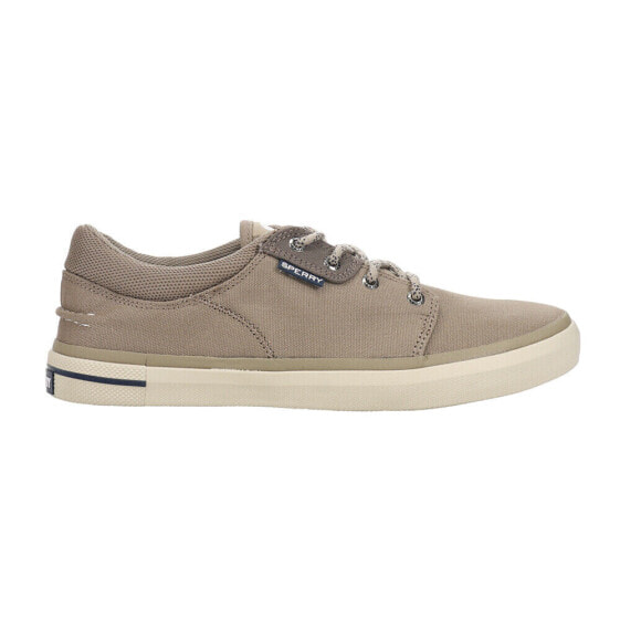 Sperry Crossjack Lace Up Mens Beige Sneakers Casual Shoes STS25243