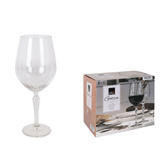 ROYAL LEERDAM P24 Set of 6 Gothic Wine Glasses 60Cl