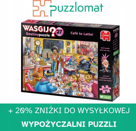 Tm Toys Puzzle 1000 elementów Wasgij Kawiarnia