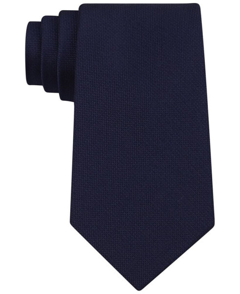 Men's Silver Spun Solid Slim Tie