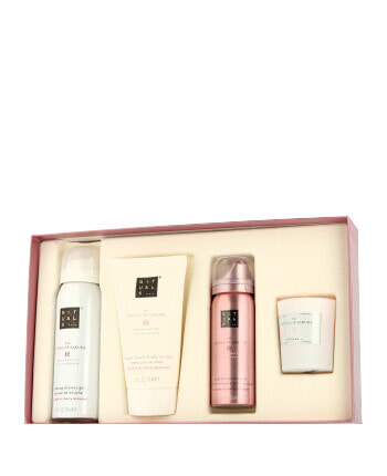 Rituals The Ritual of Sakura Set mit Shower Gel, Body Cream, Body Lotion Mousse & Candle