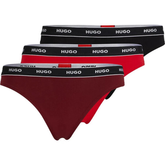 HUGO Stripe 50480150 Thong 3 units