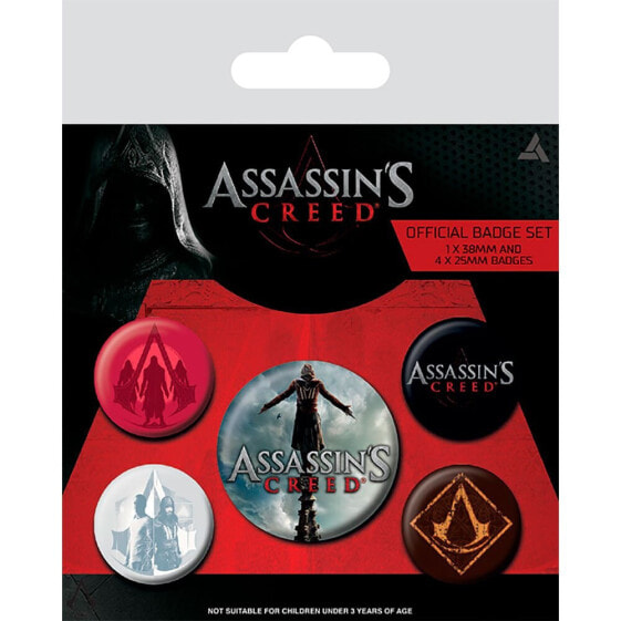 PYRAMID Assassins Creed Movie Badge Set