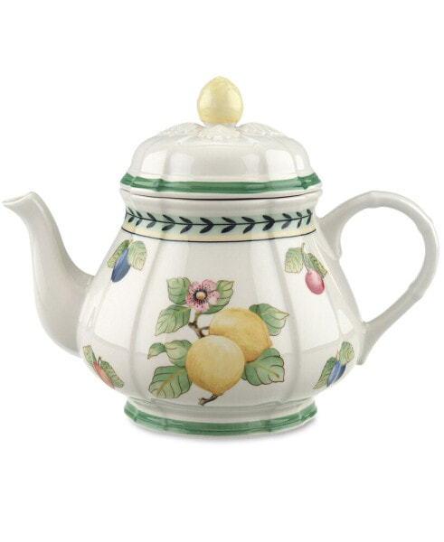 French Garden Fleurence Teapot, Premium Porcelain