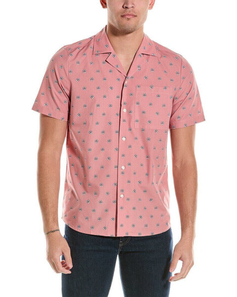 Hugo Hugo Boss Straight Fit Shirt Men's Pink S