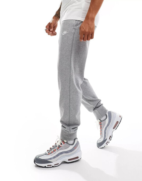 Nike Club Knit joggers in grey