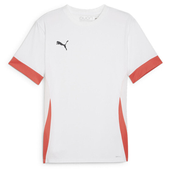 Puma Individual Padel Crew Neck Short Sleeve Jersey Mens White 65924725