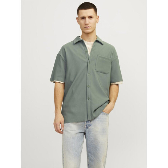 JACK & JONES Mykonos Plisse short sleeve shirt