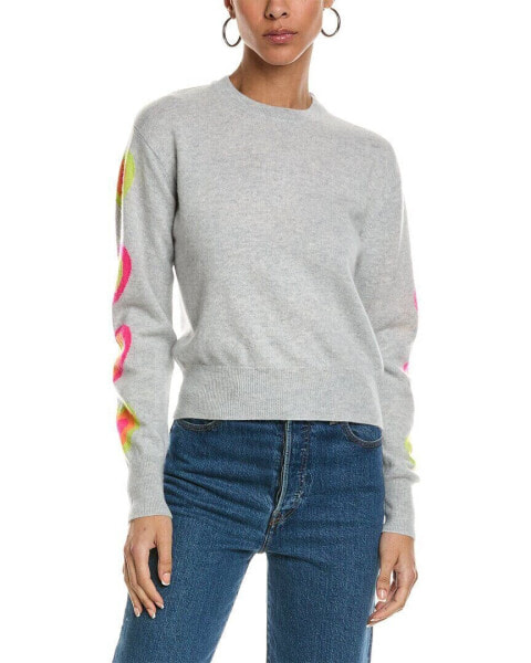 Brodie Cashmere Hetty Heart Sleeve Cashmere Sweater Women's