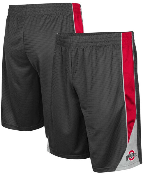 Men's Charcoal Ohio State Buckeyes Team Turnover Shorts