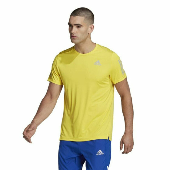 Футболка с коротким рукавом мужская Adidas Graphic Tee Shocking Жёлтый