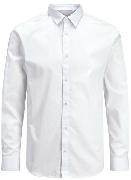 Men´s shirt JJJOE SHIRT LS PLAIN PS Slim Fit 12200623 White