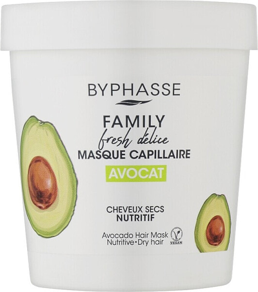 Maske für trockenes Haar mit Avocado