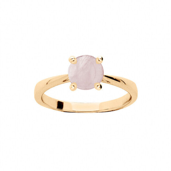 Fine gold-plated ring with rose gold PO/SR09587I