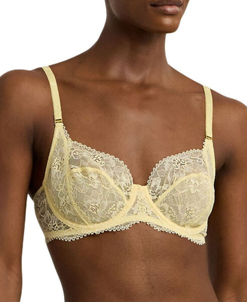 Women's Unlined Lace Full Coverage Bra 4L0026