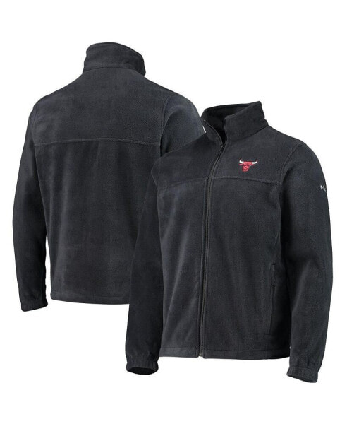 Men's Black Chicago Bulls Flanker Full-Zip Jacket