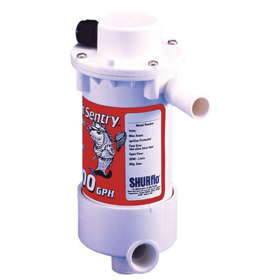 SHURFLO Bait Sentry Dual Port Livewell Pump 1100GPH