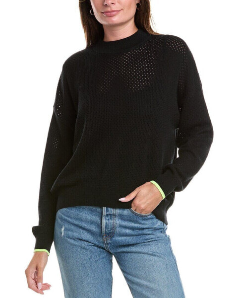 Wispr Shine Silk-Blend Sweater Women's