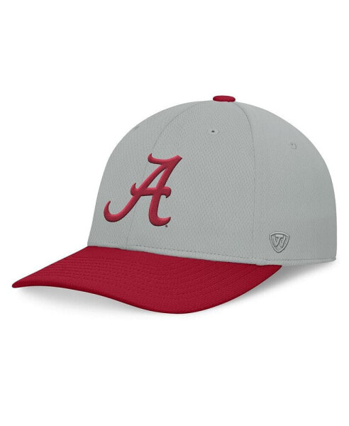 Men's Gray/Cardinal Alabama Crimson Tide Mick Flex Hat