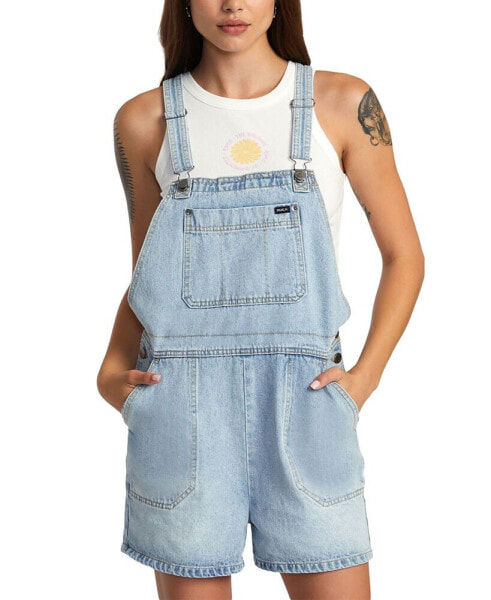 Juniors' Succession Denim Shortalls