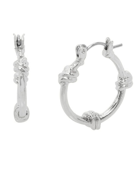 Triple Knot Hoop Earrings