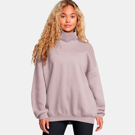 UNDER ARMOUR Icon Fleece Oversized Mock Crew sweatshirt