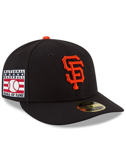 Men's Black San Francisco Giants National Baseball Hall of Fame Low Profile 59FIFTY Fitted Hat