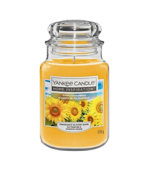 Scented candle Home Inspiration large Sunflower Fields 538 g