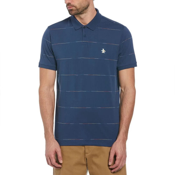 ORIGINAL PENGUIN organic Pride Space Dye short sleeve polo