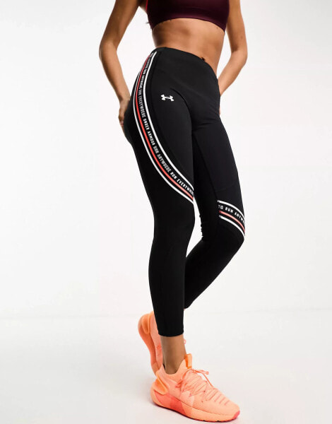 Under Armour Run Everywhere base layer leggings in black