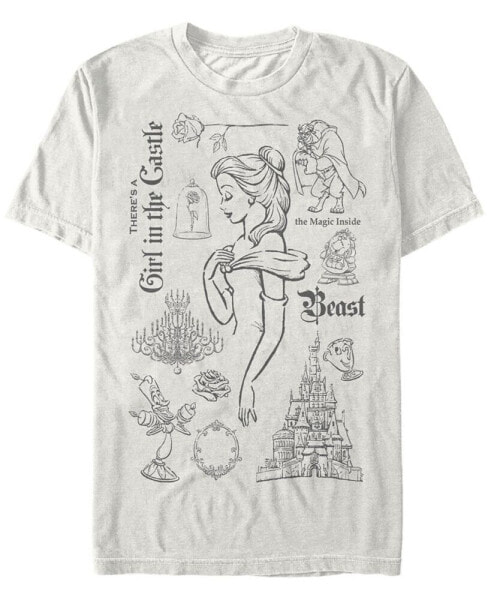 Men's Beast in The Castle Short Sleeve Crew T-shirt