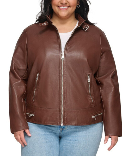 Trendy Plus Size Updated Racer Jacket