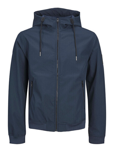 Pánská softshell bunda JJEBASIC 12236331 Navy Blazer