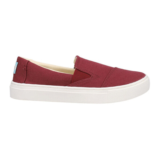 TOMS Luca Slip On Womens Red Sneakers Casual Shoes 10019053T