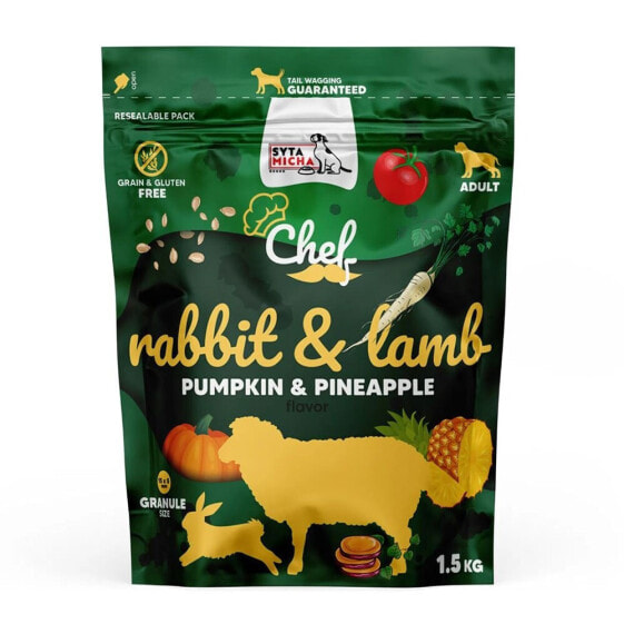 SYTA MICHA Chef rabbit lamb with pumpkin and pineapple 1 5 kg dog food