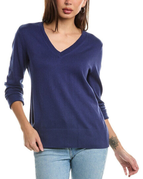 Hannah Rose Santa Monica Cashmere-Blend Pullover Women's